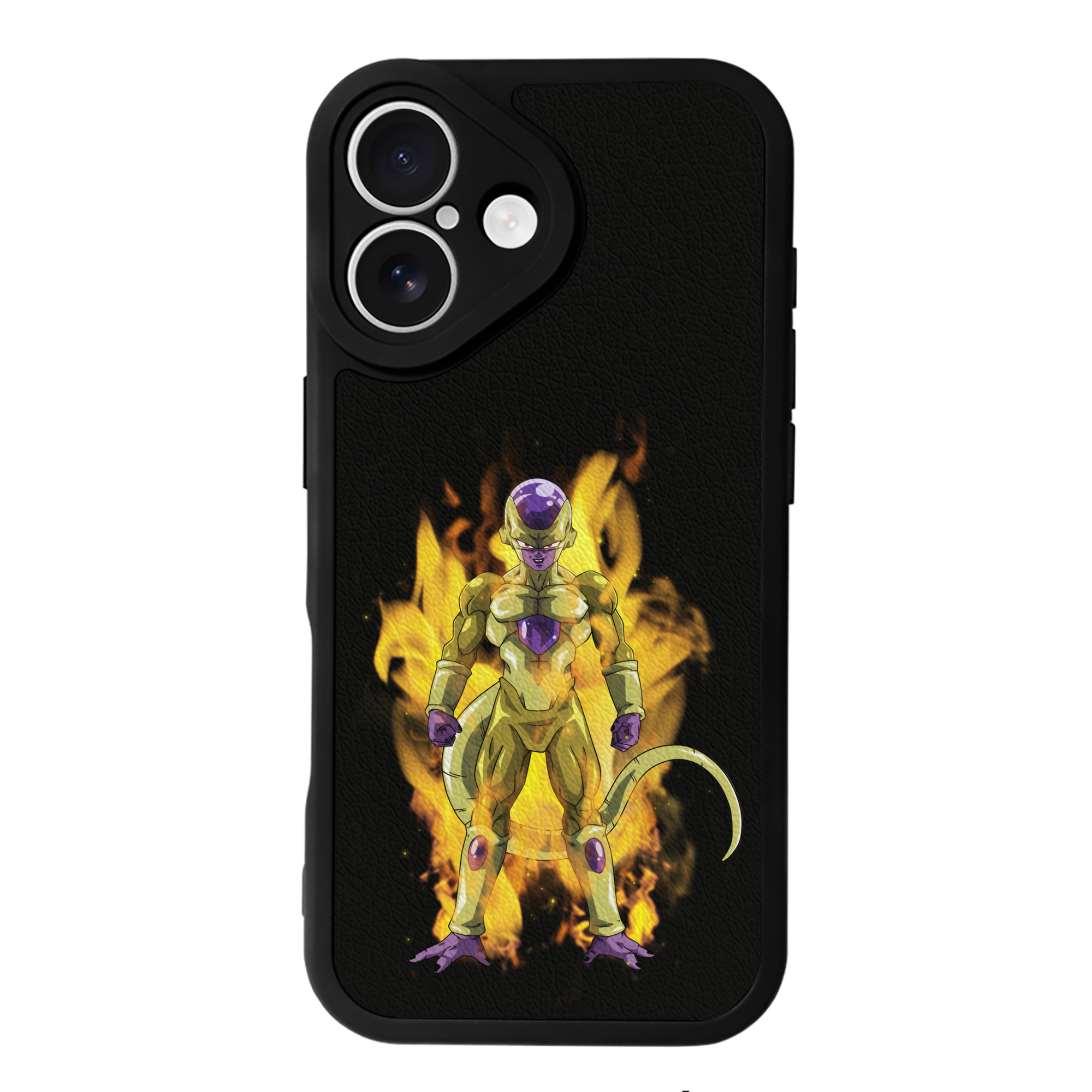 （画像用） ドラゴンボール フリーザ DRAGON BALL Frieza 【iPhone 16シリーズ対応】シリコンスマホケース（レザー調） 材質：シリコン